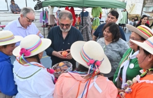 Jorge acompa&ntilde;&oacute; la inauguraci&oacute;n de obras sanitarias en el barrio Kennedy