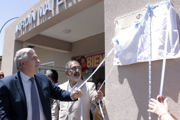 El intendente Jorge acompa&ntilde;&oacute; la inauguraci&oacute;n de un nuevo Jard&iacute;n Maternal en la ciudad