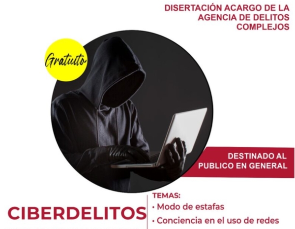 Disertaci&oacute;n sobre prevenci&oacute;n de ciberdelitos y estafas digitales
