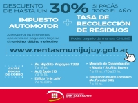 Rentas: Facilidades por pagos anticipados