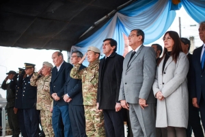 Sadir encabezó el acto en homenaje al General José de San Martín