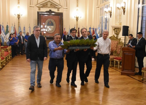 Casa de Gobierno fue sede del acto por el D&iacute;a del Trabajador Rural