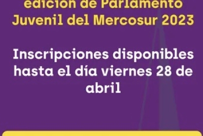 Convocatoria a la 14&deg; edici&oacute;n de Parlamento Juvenil del Mercosur 2023