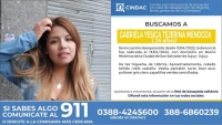 Intensa b&uacute;squeda de la joven Gabriela Mendoza