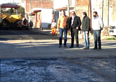 Repavimentaron la calle Venezuela en B&deg; Mariano Moreno