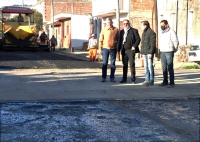 Repavimentaron la calle Venezuela en B&deg; Mariano Moreno