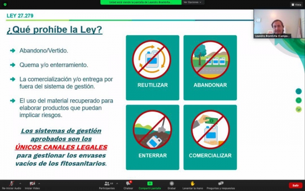 Capacitan en gesti&oacute;n de envases vac&iacute;os de fitosanitarios