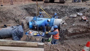 AGUA POTABLE DE JUJUY FINALIZO EXITOSAMENTE UNA GRAN OBRA HIDRICA SOBRE EL RIO GUERRERO
