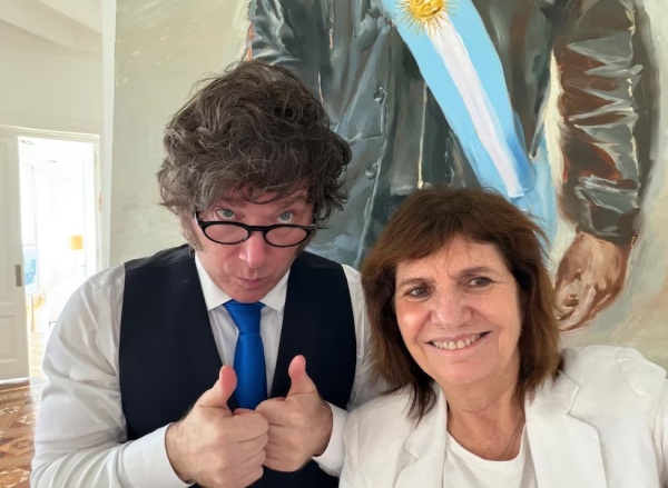 Milei afirm&oacute; que su relaci&oacute;n con Patricia Bullrich es &ldquo;excelente&rdquo; y resalt&oacute; que &ldquo;forma parte de la mesa pol&iacute;tica&rdquo;