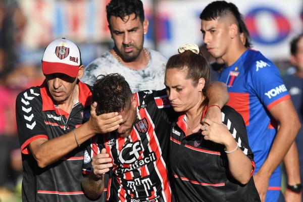 Copa Argentina: As&iacute; fue la agresi&oacute;n contra un jugador de Chacarita que suspendi&oacute; el cl&aacute;sico con Tigre