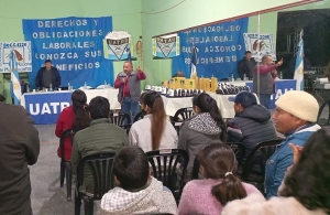 Encuentro de trabajadores rurales en la zona tabacalera