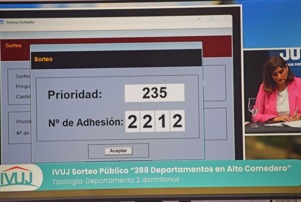 San Antonio. El IVUJ: realiza Sorteo P&uacute;blico de Viviendas