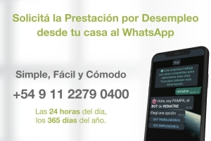Trabajadores rurales pueden solicitar la prestaci&oacute;n por desempleo &nbsp;del RENATRE por WhatsApp