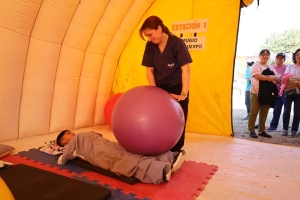"Jujuy sin barreras" se despliega en Alto Comedero con servicios de Salud para personas con discapacidad