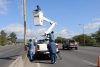 Ornamentaci&oacute;n navide&ntilde;a en el acceso a la Ciudad