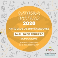 ACUERDO ESCOLAR: DEL 14 AL 20 LOS EMPRENDEDORES VENDER&Aacute;N SUS PRODUCTOS