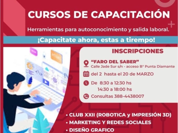 Inscriben para nuevos cursos de capacitaci&oacute;n digital e innovaci&oacute;n