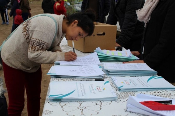 ENTREGA DE LOTES EN LIBERTADOR GENERAL SAN MART&Iacute;N