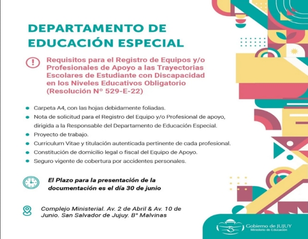 Educaci&oacute;n Especial: abren registro de equipos de apoyo externo