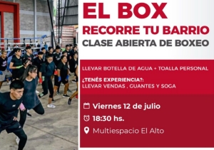&ldquo;El Box Recorre tu Barrio&rdquo; llega al Multiespacio &ldquo;El Alto&rdquo;