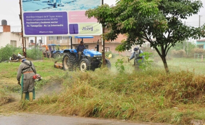 Dengue: continuan operativos de descacharreo y desmalezado
