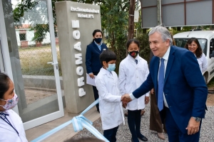 Inauguran otro edificio escolar construido con la renta de Cauchari