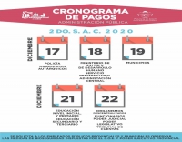 El 17 comienza el pago del aguinaldo a empleados p&uacute;blicos