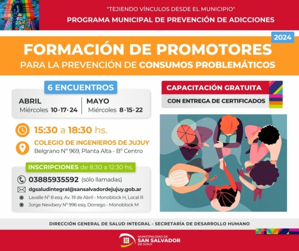 Curso de Formaci&oacute;n de Promotores para la Prevenci&oacute;n de Consumos Problem&aacute;ticos