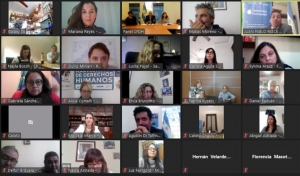 Reuni&oacute;n virtual de Derechos Humanos