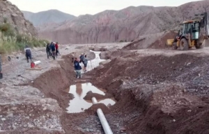 Obras en A&ordm;Huaico Grande de la capital y en Yacoraite