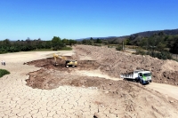 Avanza de gran manera la importante obra de ampliaci&oacute;n y mejora de laguna de presedimentaci&oacute;npara la planta potabilizadora de San Pedro