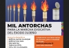 Recolectan antorchas para la Marcha Evocativa