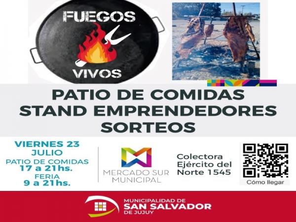 Patio de comidas y feria de Emprendedores