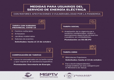 Nueva convocatoria para tarifa subsidiada