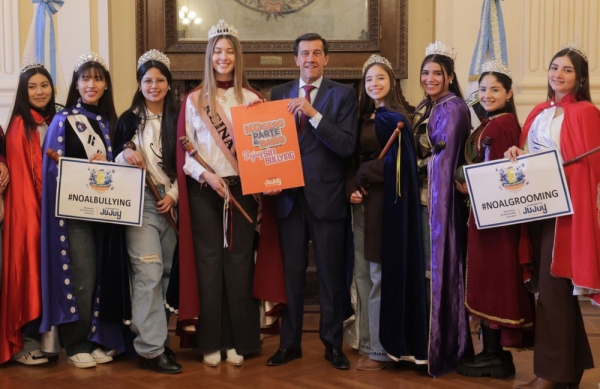 FNE25. El Gobernador Sadir recibi&oacute; a las candidatas de San Pedro
