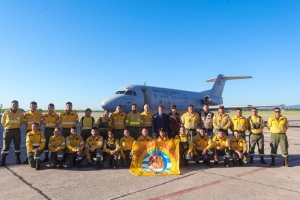 Brigadistas juje&ntilde;os est&aacute;n en Neuqu&eacute;n