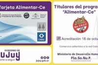 Acreditaci&oacute;n de octubre de la tarjeta AlimentarCe