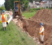 Concluyen obras de cloacas en El tala
