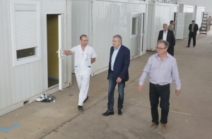 Avanza la instalaci&oacute;n del hospital de campa&ntilde;a en Jujuy