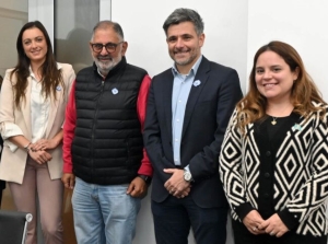 Jorge recibió a autoridades de Endeavor NOA