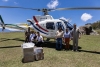 Un vuelo de oportunidades: el helic&oacute;ptero provincial lleva tecnolog&iacute;a a escuelas de dif&iacute;cil acceso