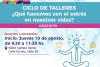 Ciclo de talleres gratuito aborda la problem&aacute;tica del estr&eacute;s en la vida