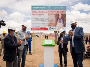 Obras de cloacas y red domiciliaria para Abra Pampa