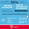 RENTAS MUNICIPAL: BENEFICIOS POR PAGO ANTICIPADO