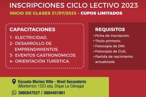 Abrieron inscripciones para cursos dictados en el Centro de Capacitaci&oacute;n Municipal N&deg;1 de Alto Comedero