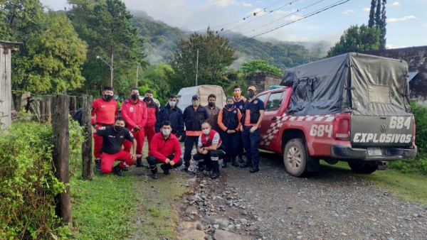 Rescate sanitario en Abra Mayo