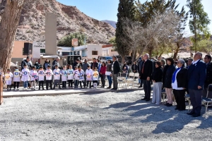Inauguraron otra escuela construida con la renta de Cauchari