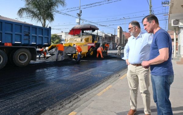 Repavimentan avenida Pueyrred&oacute;n con fondos municipales