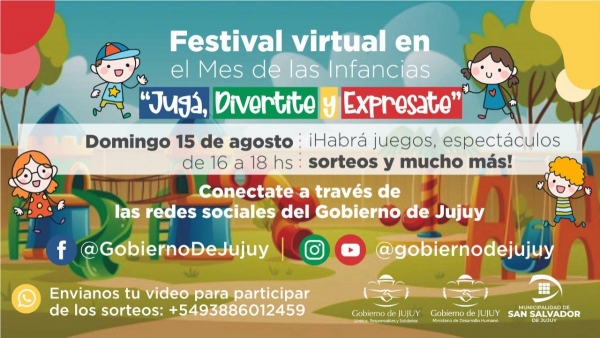 Domingo Virtual en el "Mes de las Infancias"