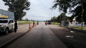 Corredor sanitario para veh&iacute;culos de carga